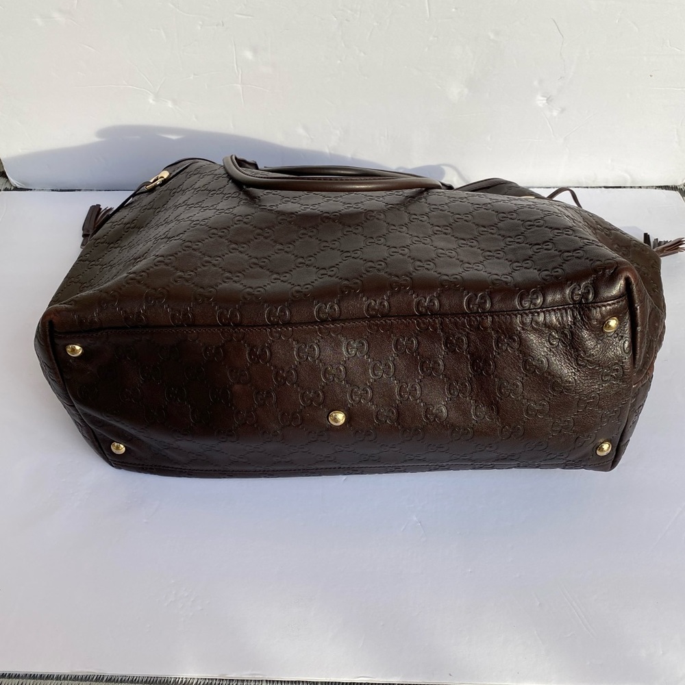 *SOLD* Gucci Guccissima Leather Tote Handbag - Picture 6 of 13
